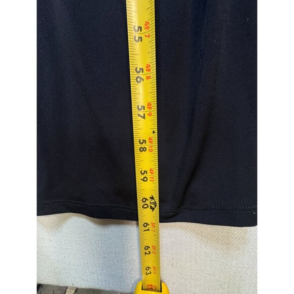 Michael Kors Women's Cocktail Maxi Dress Sleeveless Stretch Size XS Black Solid - Picture 8 of 12